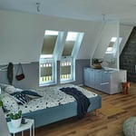 Designo R1 Wohn-Fassadenanschlussfenster