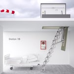 Flachdachausstieg Stahlluke EI2 30 / EI2 60 Elektro