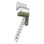 Flachdachausstieg Stahlluke EI2 30 / EI2 60 Elektro