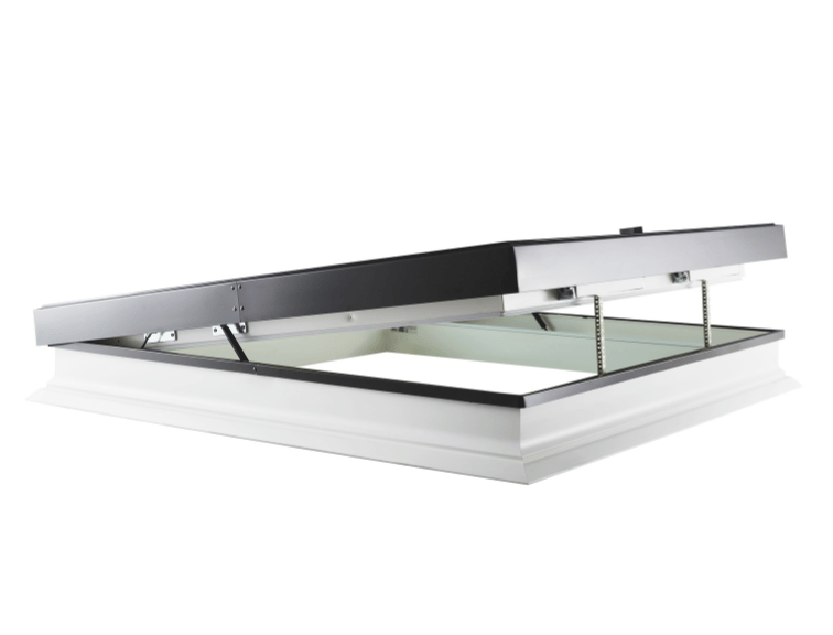 Roto Flachdachfenster in seitlicher Produktansicht