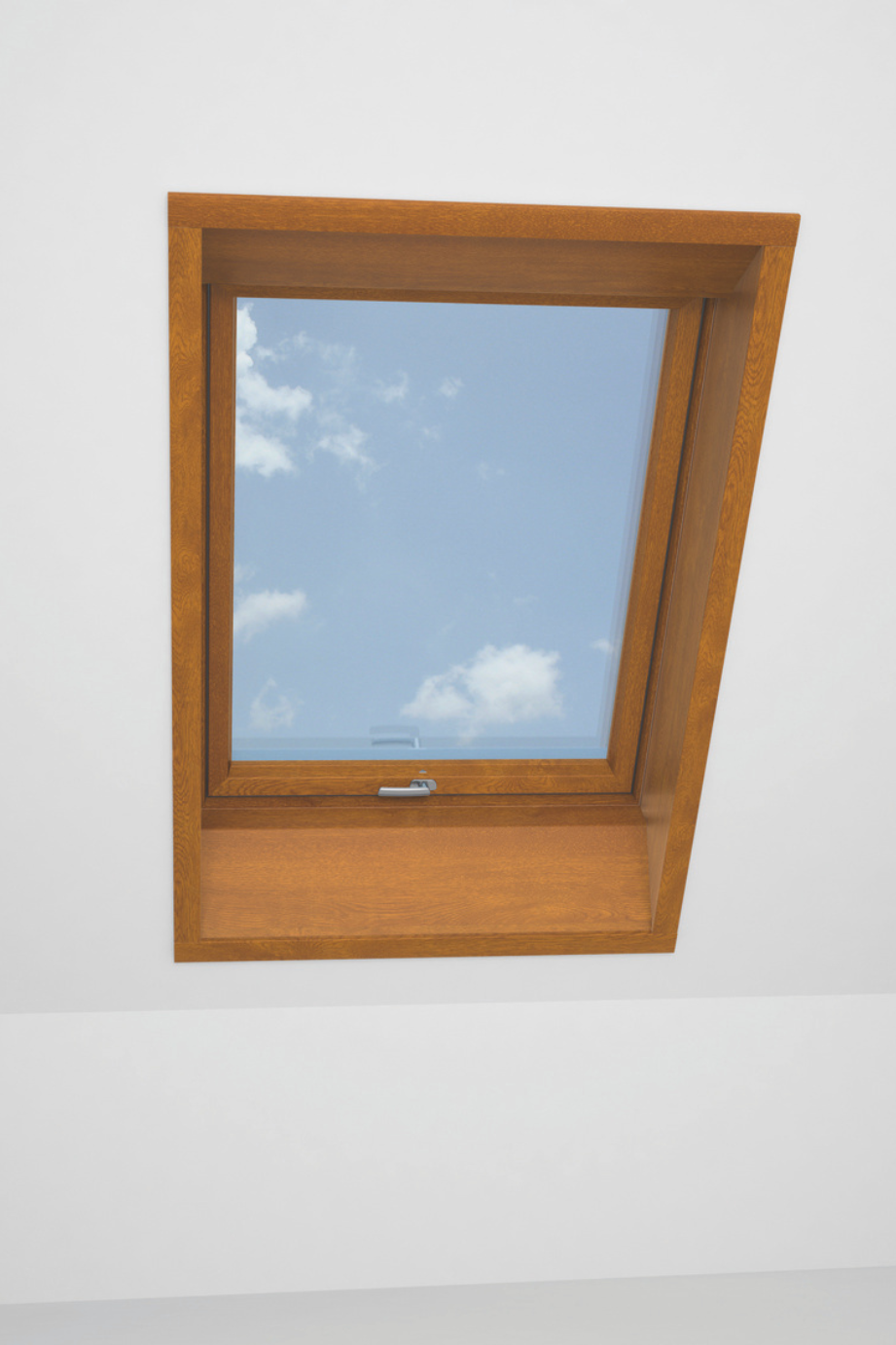 Dunkles Roto Innenfutter aus Holz als Produktfoto