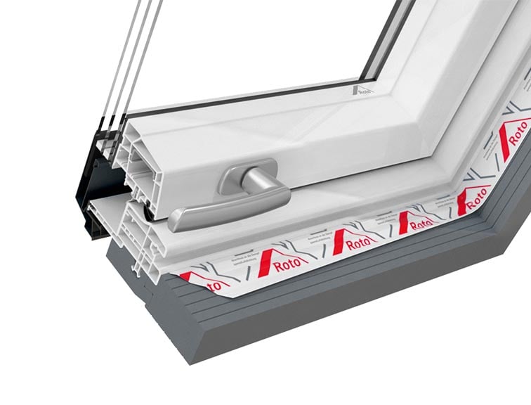 Sezione finestra Roto 100% PVC riciclabile