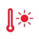 Hitzeschutz Icon