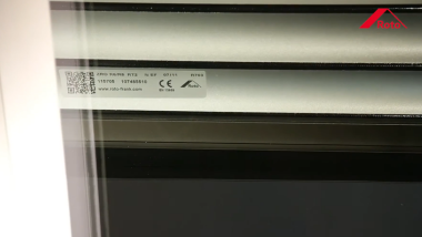 Roto Außenrollladen Typenschild 