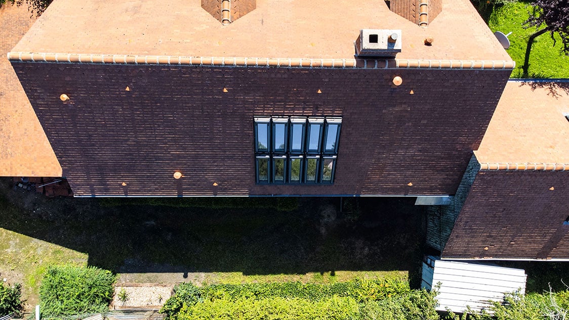 Steildach mit Roto Dachfenstern