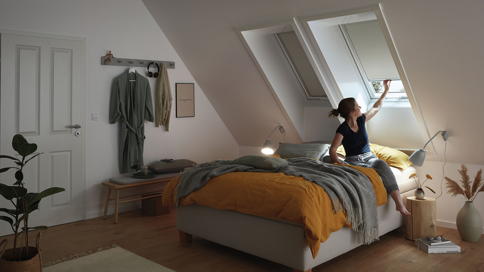 Roto Dachfenster Schlafzimmer