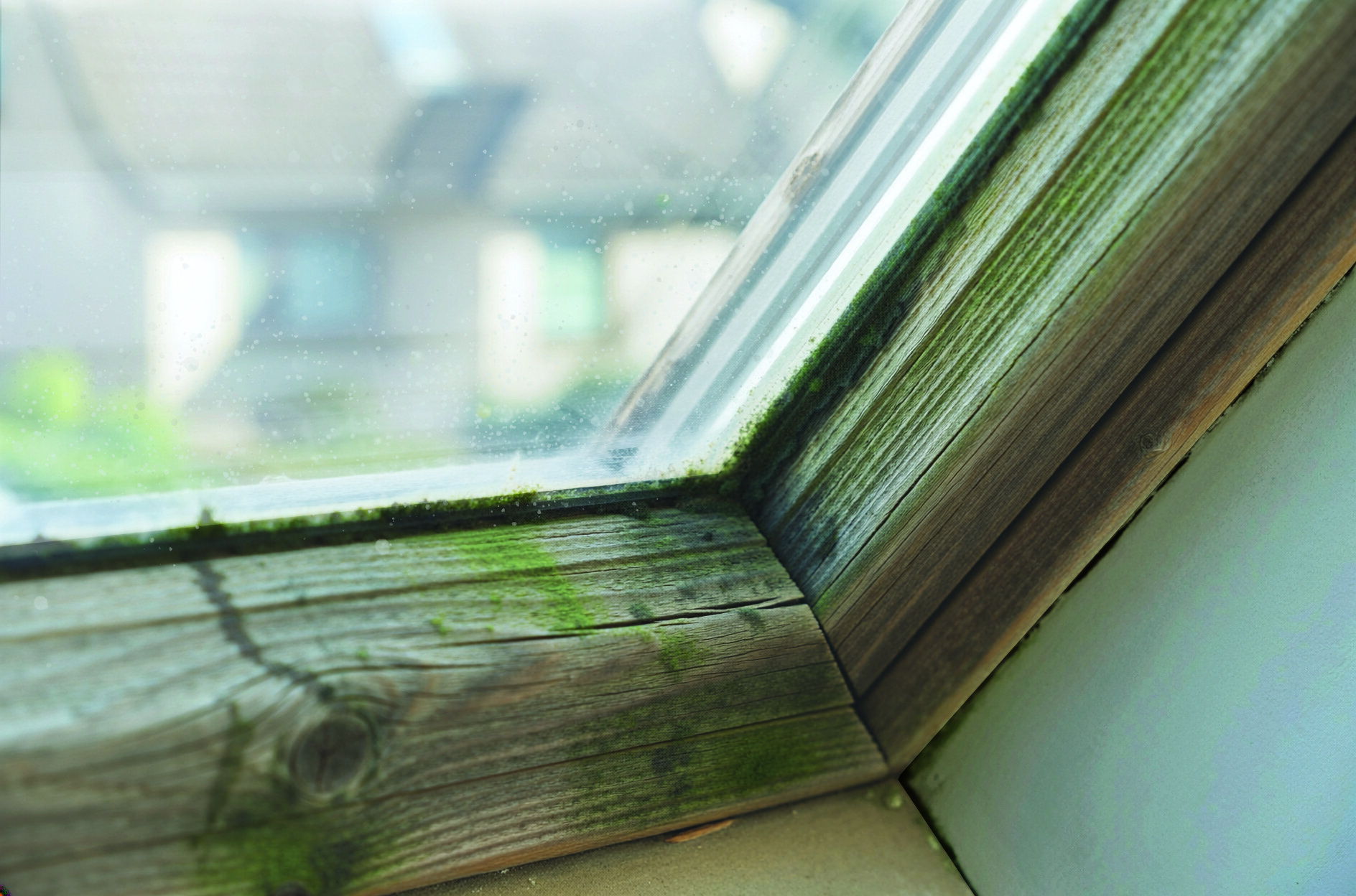 Altes Holzfenster Dachfenster